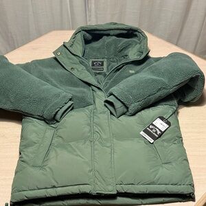 Billabong Forest Green Hooded Jacket